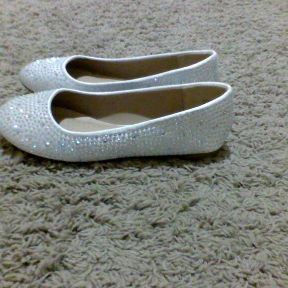 sparkling flats (WORN ONCE!) - Picture 2 of 6